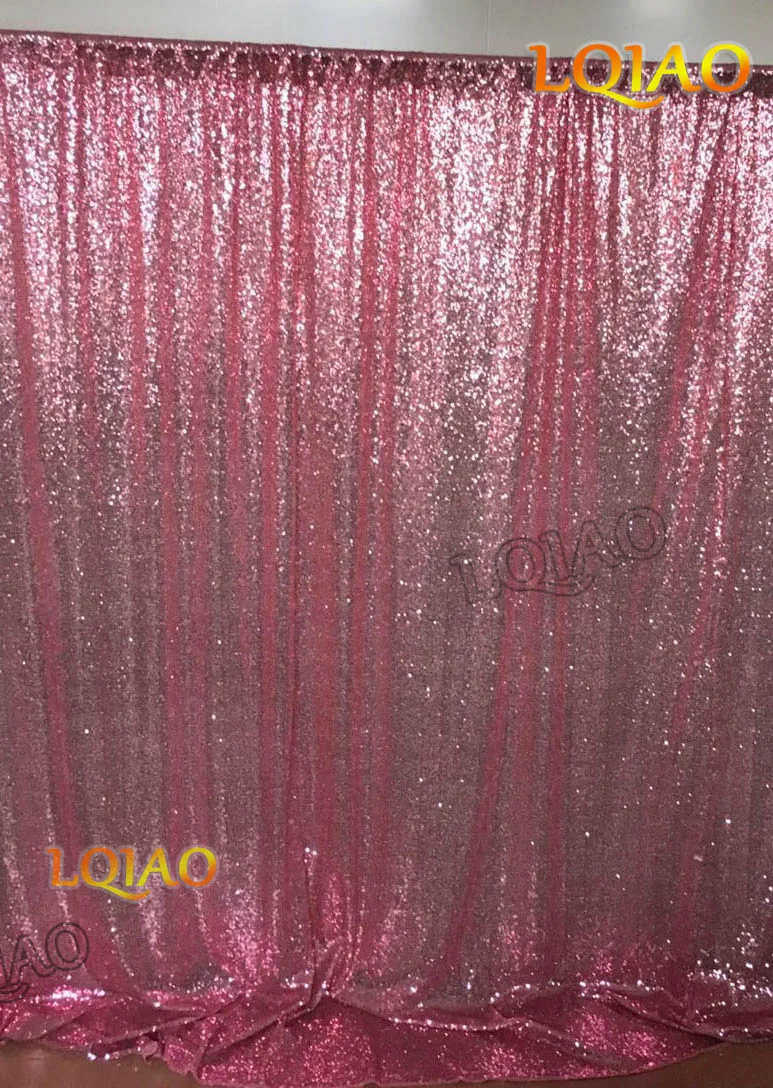 Pocket 7x7FT Pink Gold-Sequin Backdrop CURTAIN-7FTx7FT Sequin Photo Backdrop,Photo Booth Background,Sequence Christmas/New Year Backdrop Curtain 210x215cm 
